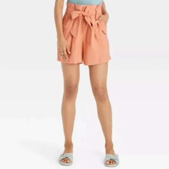 A New Day High Waisted Shorts Size 12 - Picture 2 of 9